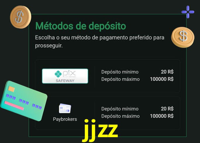 O cassino jjzz oferece uma grande variedade de métodos de pagamento